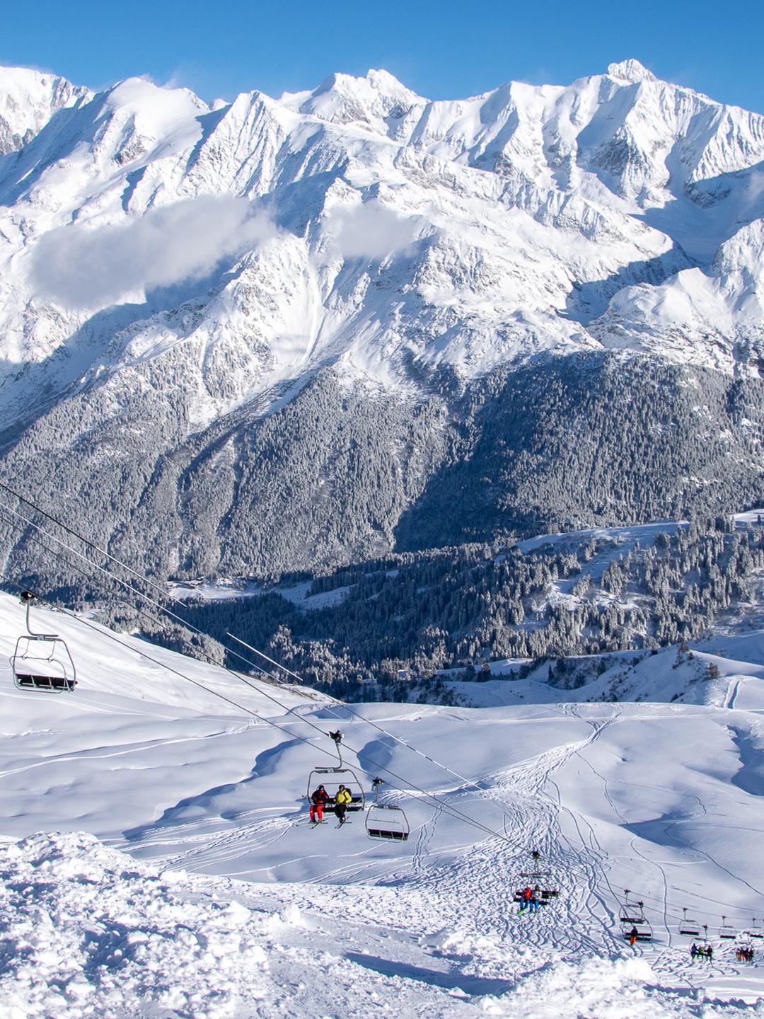 Activité ski de piste - Contamines