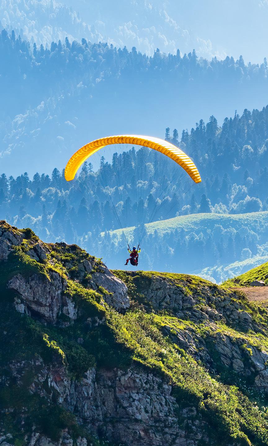 activités parapente - Contamines - été