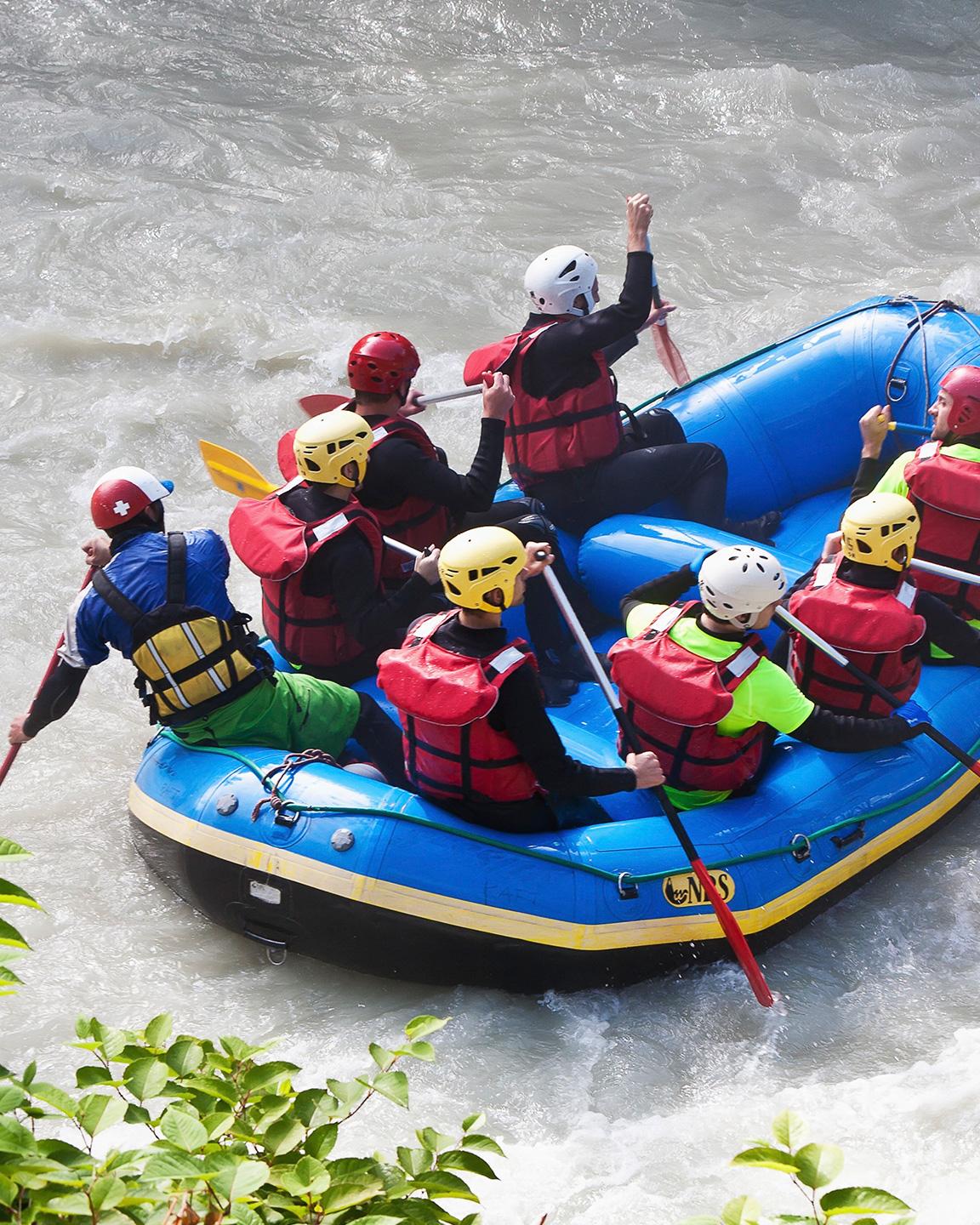 Journée rafting à Valmorel