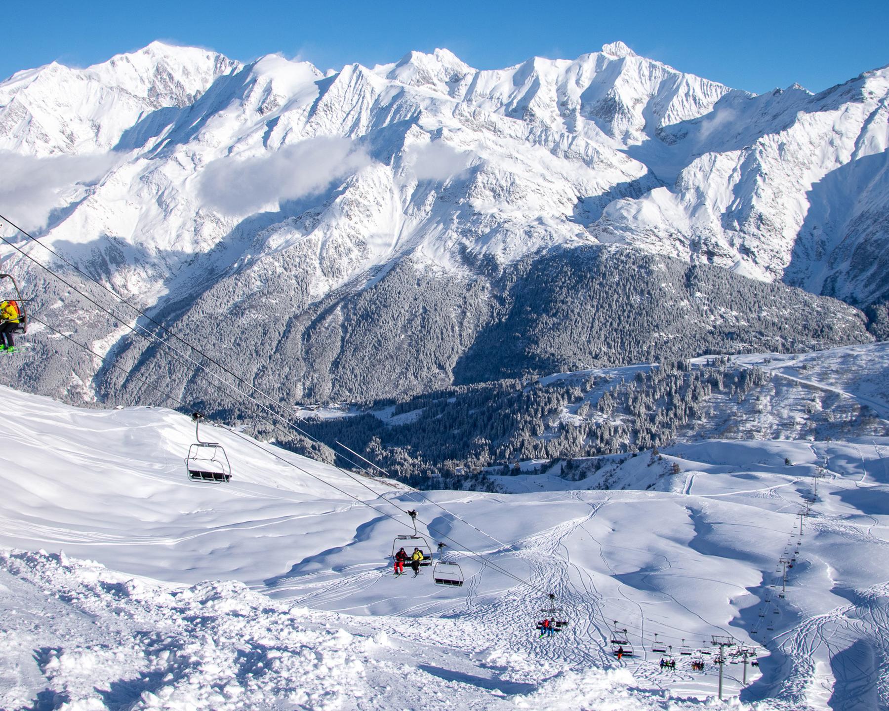 Activité ski de piste - Contamines