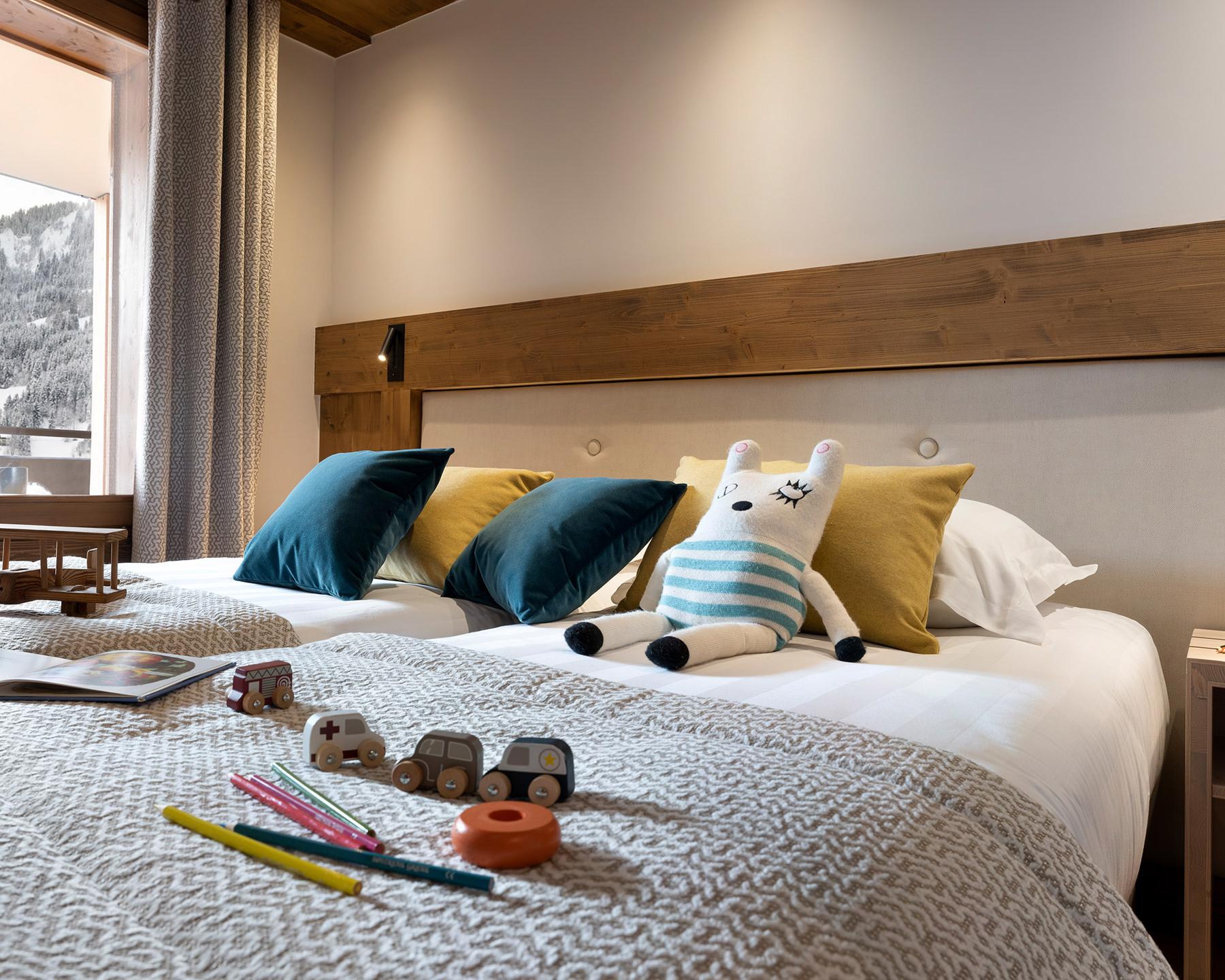 destination contamines - chalets laska - chambre