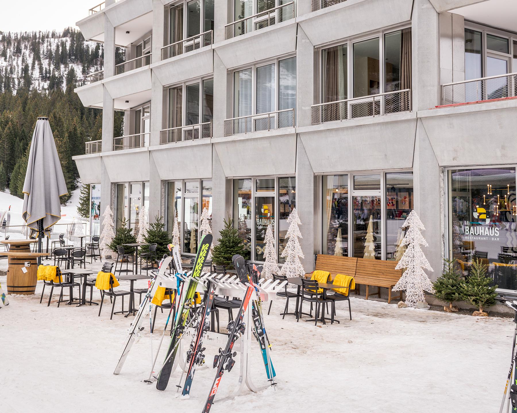 Restaurant Le Bauhaus - Extérieur - Résidence Alhéna - Flaine