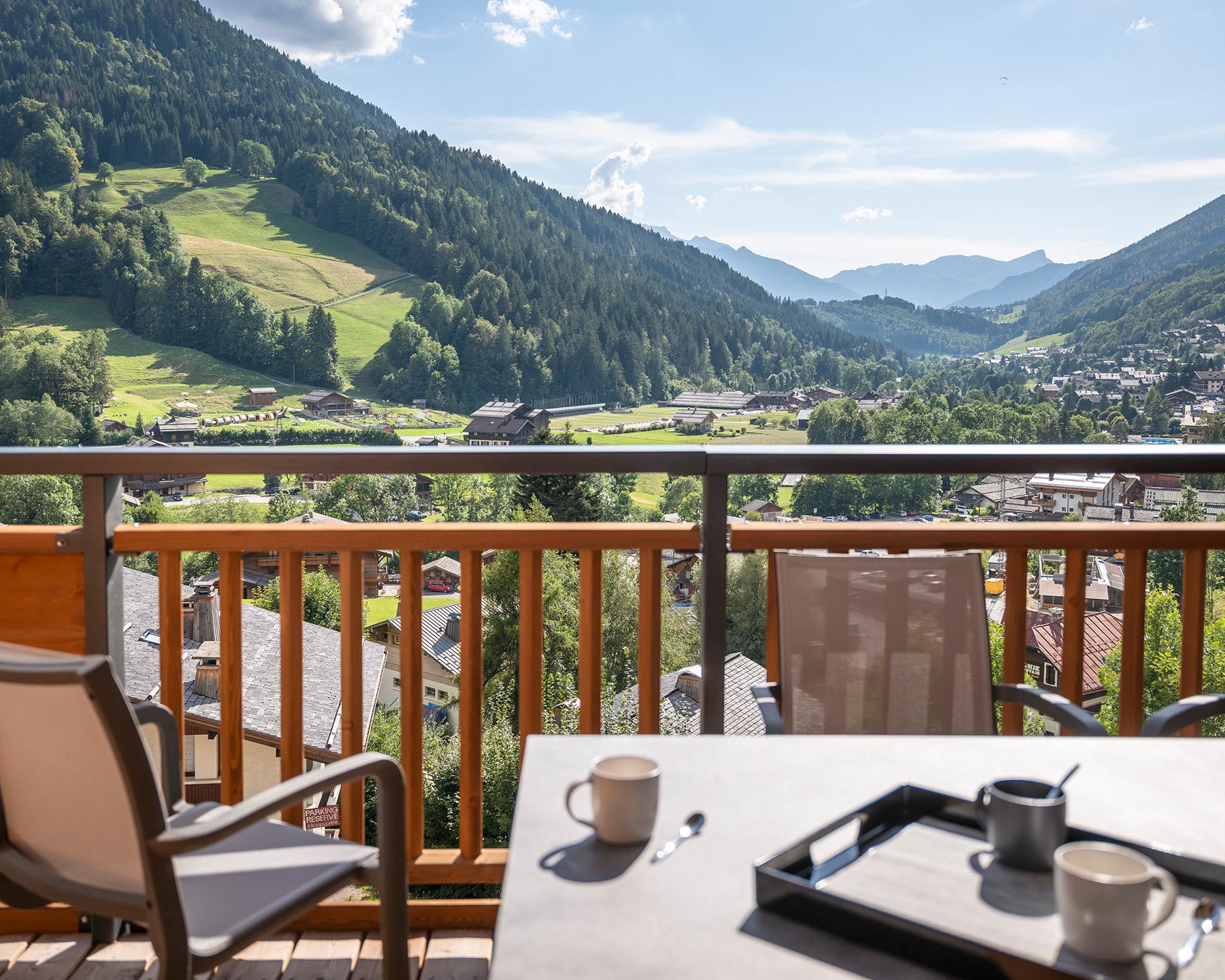 Chalets de Joy - Été - Terrasse