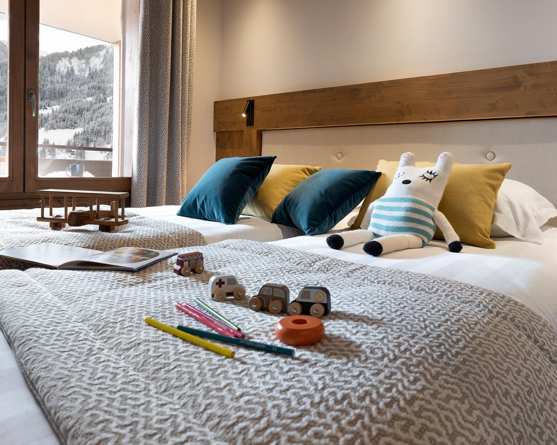 Chambre et suite enfants - Les Contamines-Montjoie - Chalets Làska