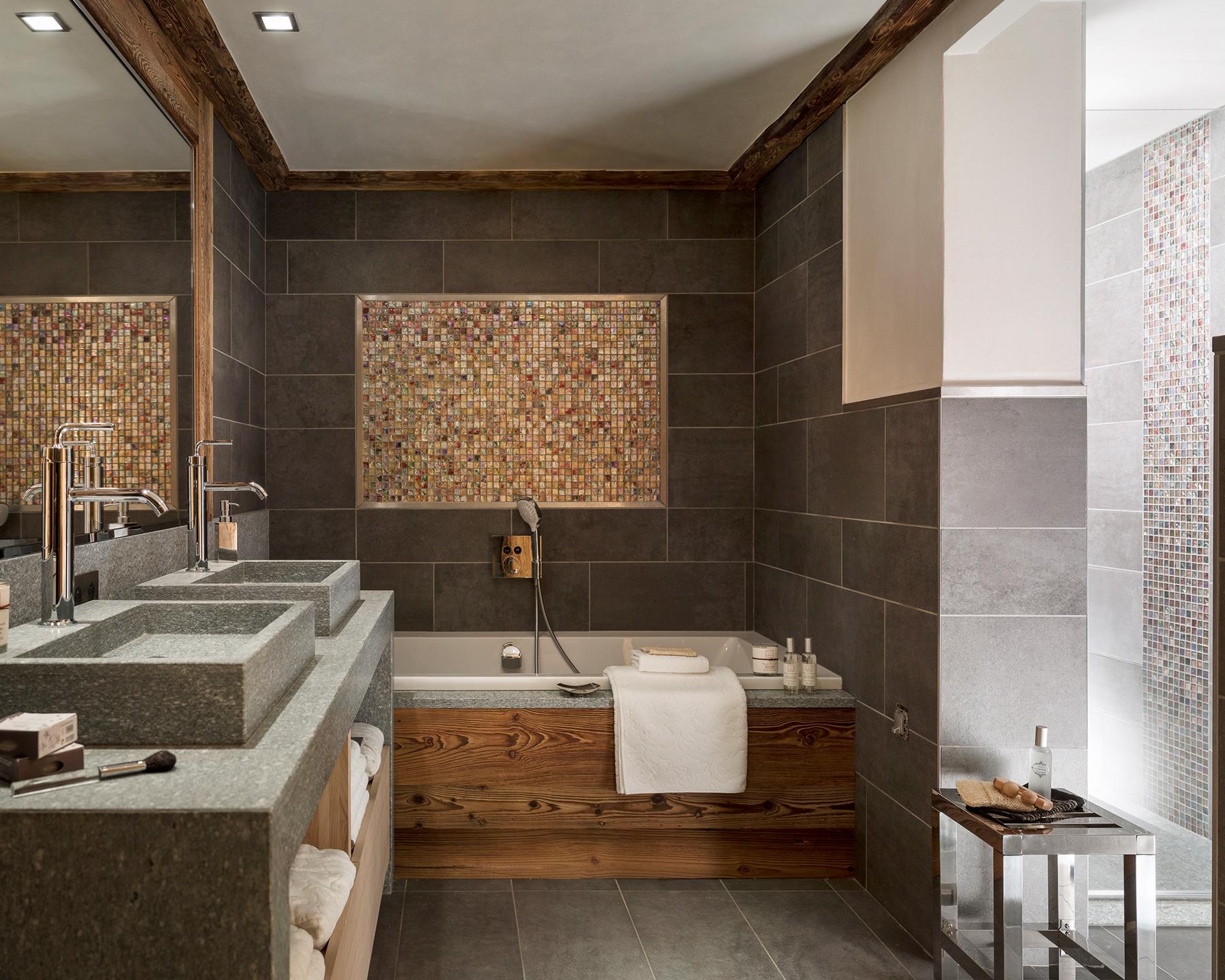 La Ferme de Juliette - Le Grand-Bornand - Salle de Bains - Vue de profil