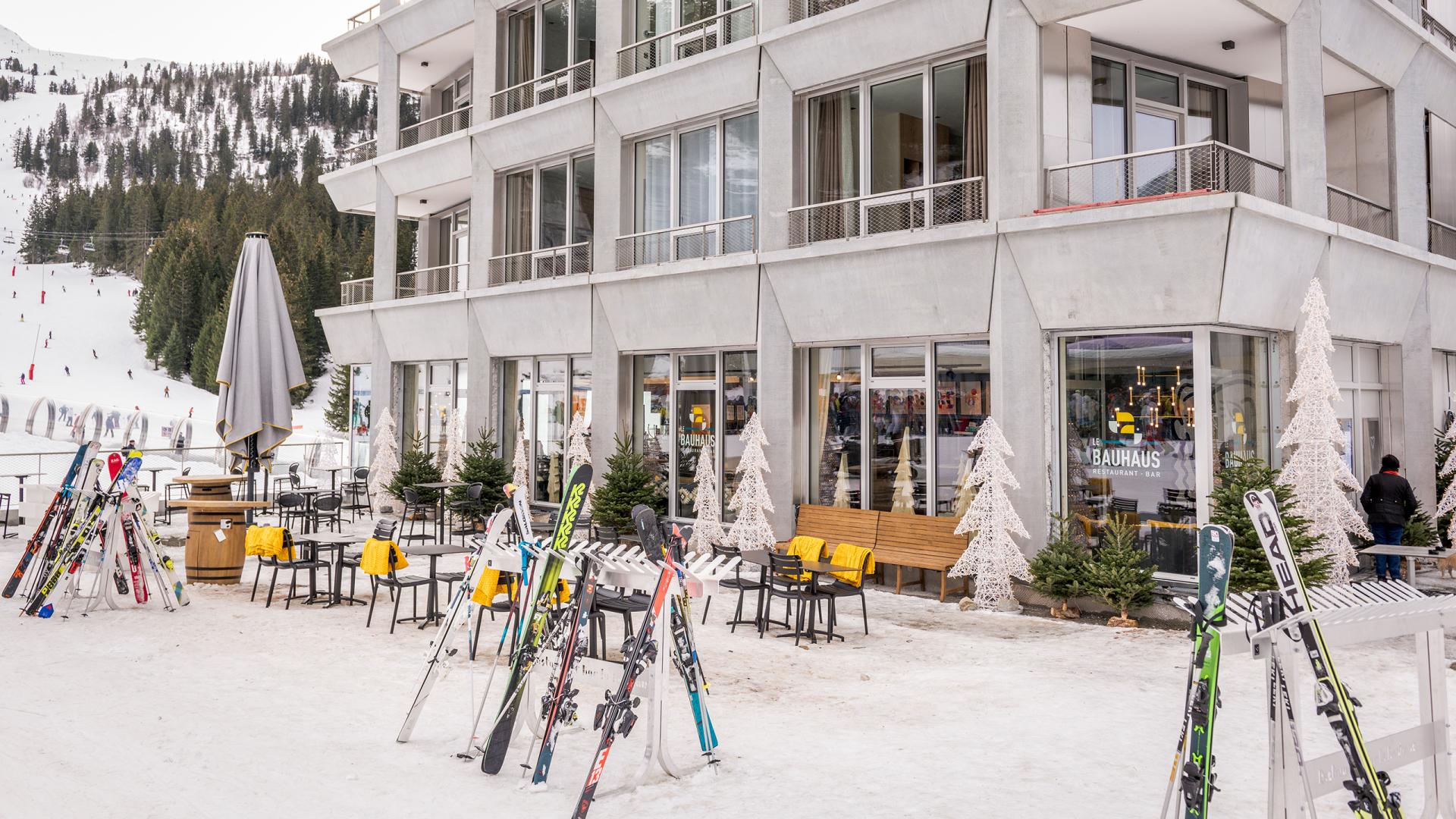 Restaurant Le Bauhaus - Extérieur - Résidence Alhéna - Flaine