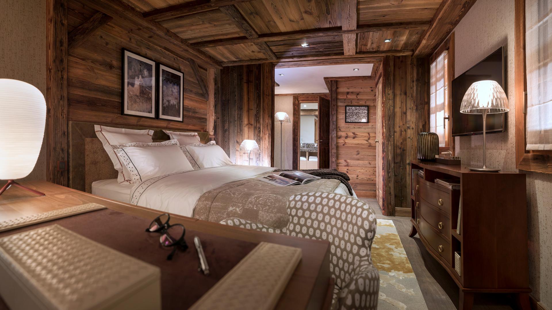 La Ferme de Juliette - Le Grand-Bornand - Chambre - Vue de profil