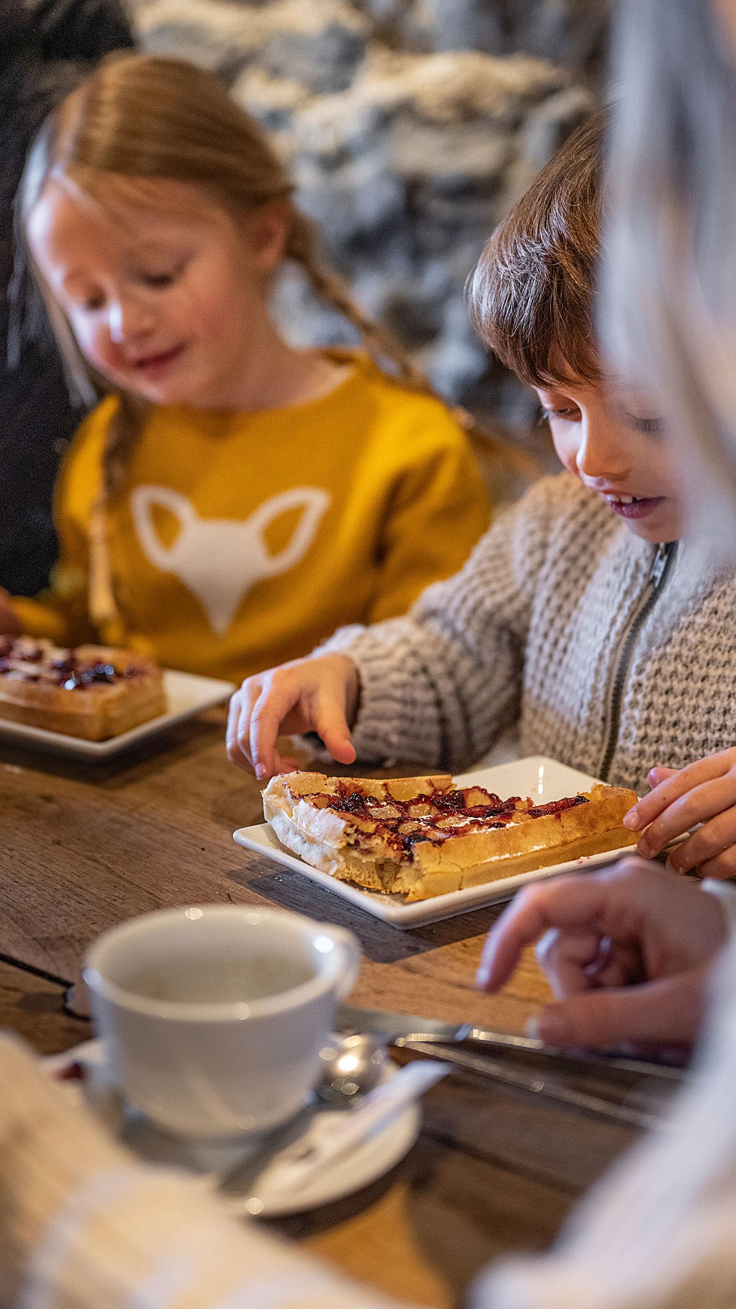 Activité dans les Aravis - Goûter Enfants - Gaufre