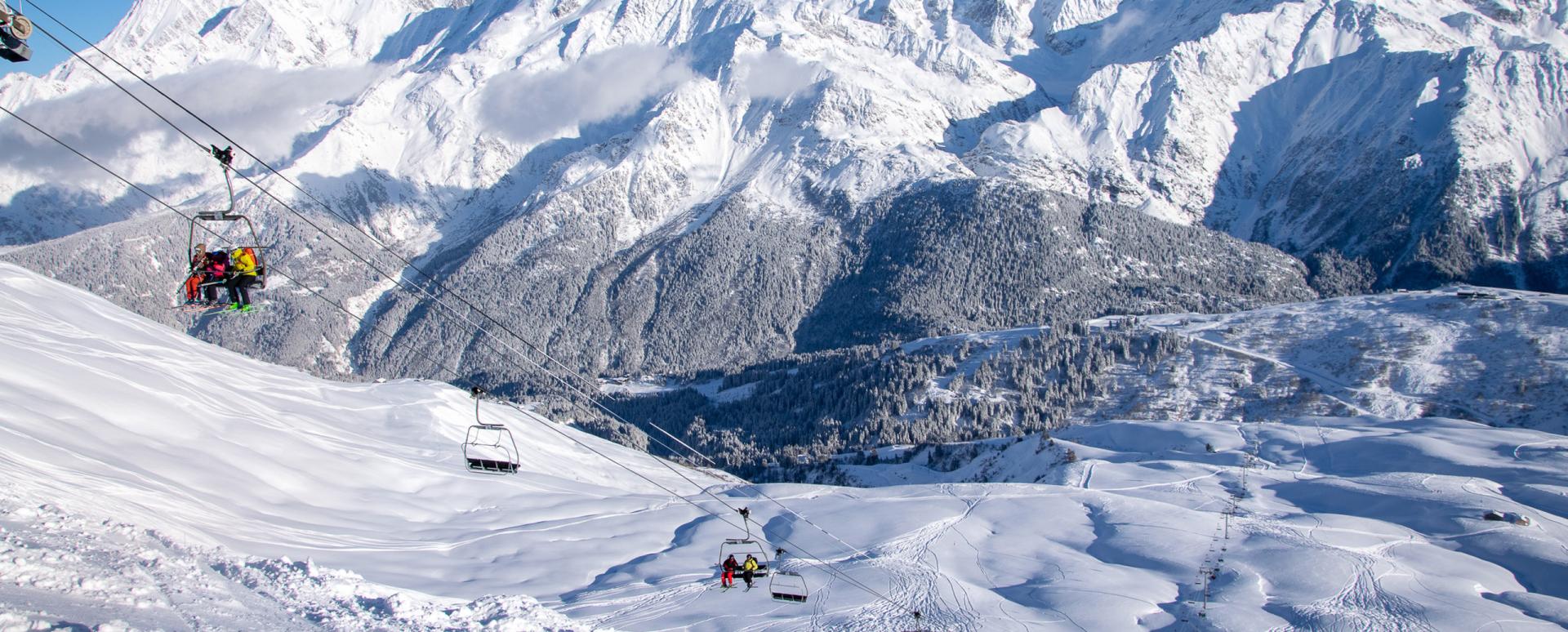 Activité ski de piste - Contamines